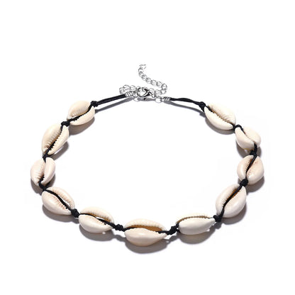 Ethnic Style Geometric Alloy Shell Women'S Choker