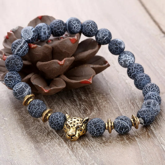 Ethnic Style Geometric Animal Agate Men'S Bracelets