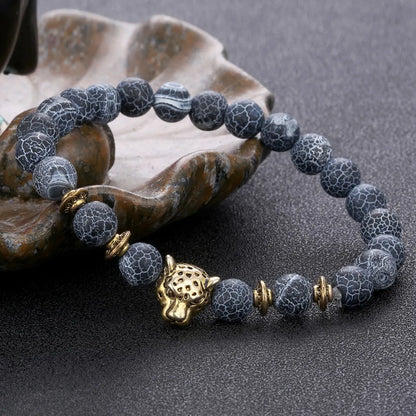 Ethnic Style Geometric Animal Agate Men'S Bracelets