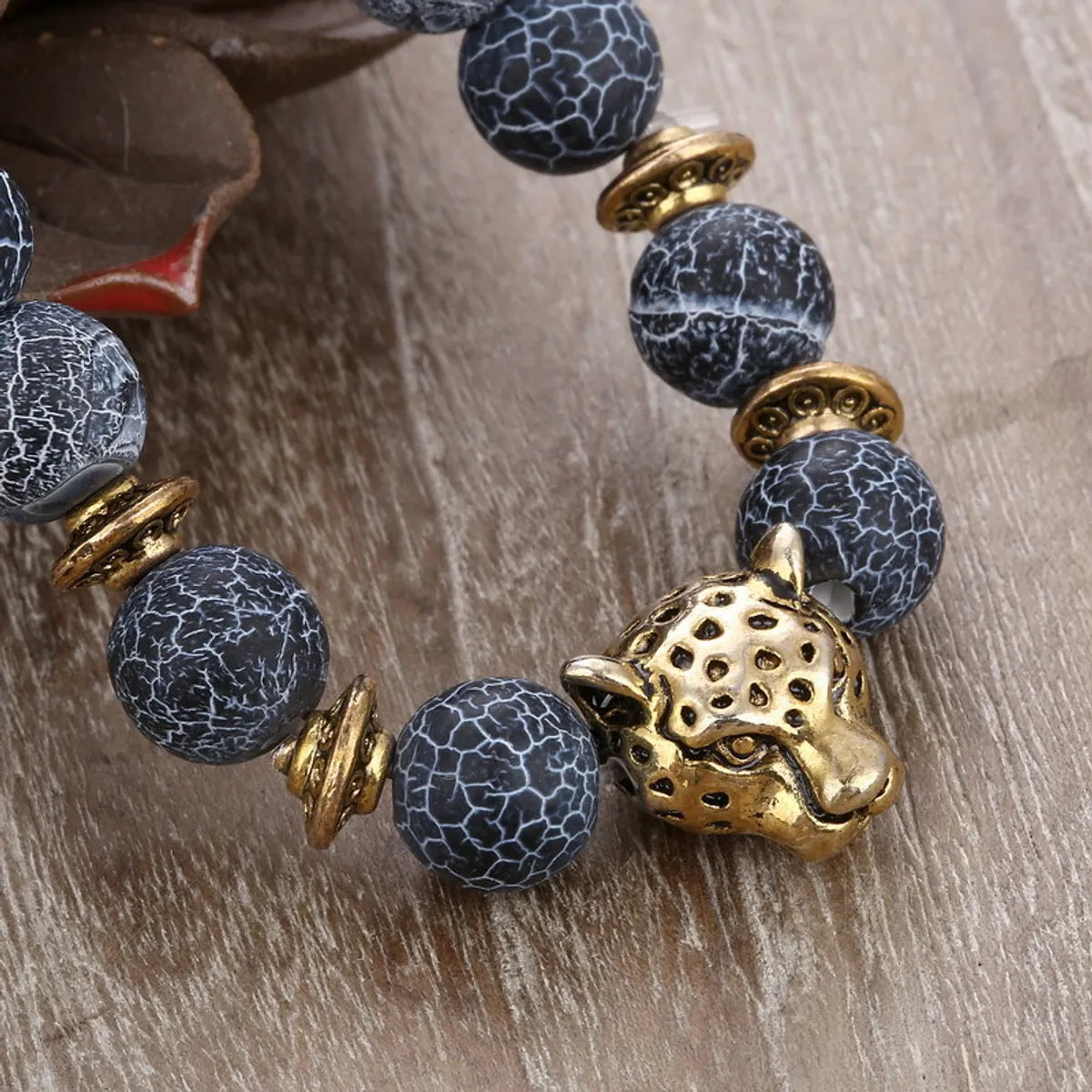 Ethnic Style Geometric Animal Agate Men'S Bracelets