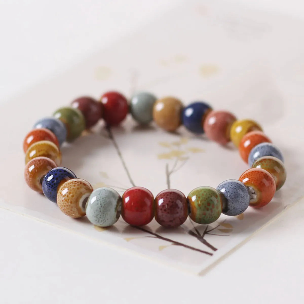 Ethnic Style Geometric Ceramics Beaded Women's Bracelets