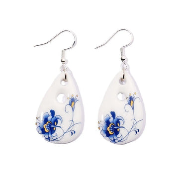 Ethnic Style Geometric Ceramics Women's Drop Earrings 1 Pair