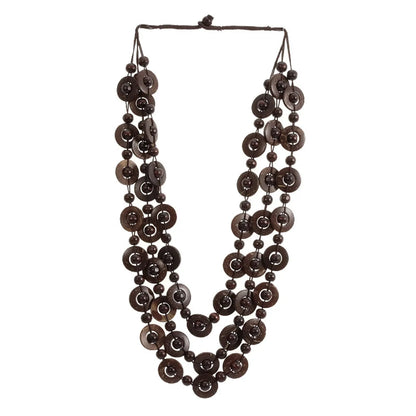 Ethnic Style Geometric Coconut Shell Wholesale Necklace