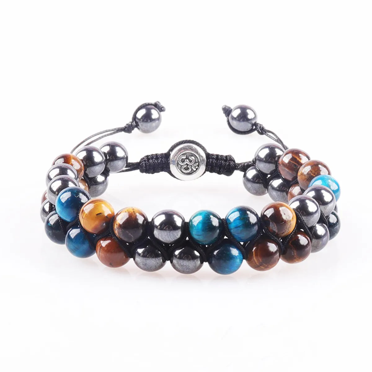 Ethnic Style Geometric Color Block Opal Agate Tiger Eye Wholesale Bracelets