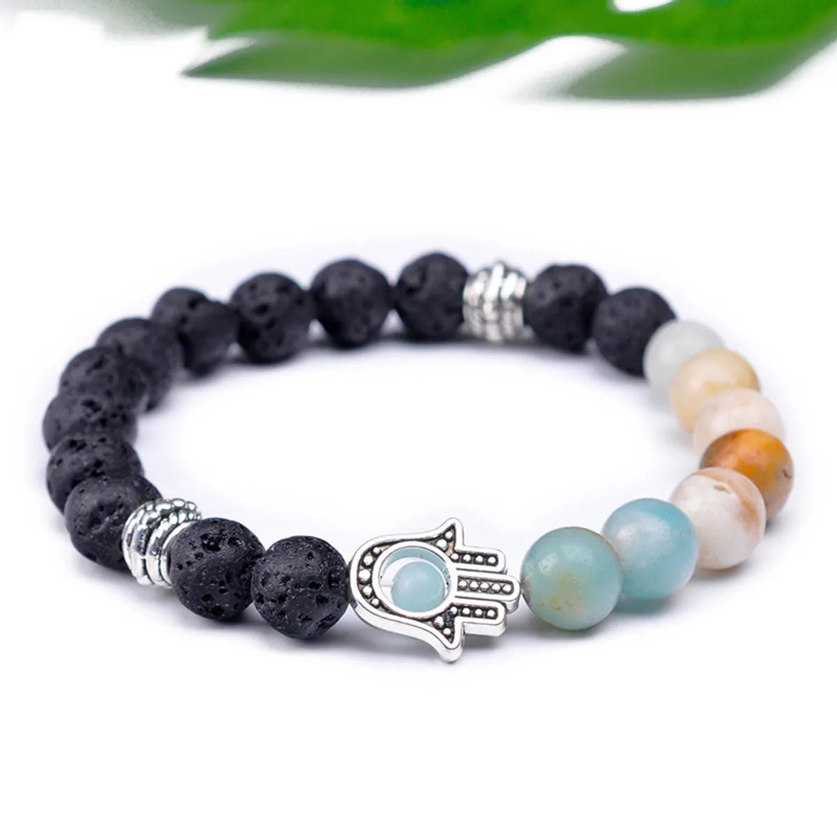 Ethnic Style Geometric Natural Stone Beaded Bracelets