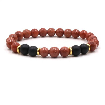 Ethnic Style Geometric Natural Stone Beaded Bracelets