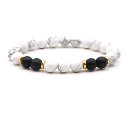 Ethnic Style Geometric Natural Stone Beaded Bracelets