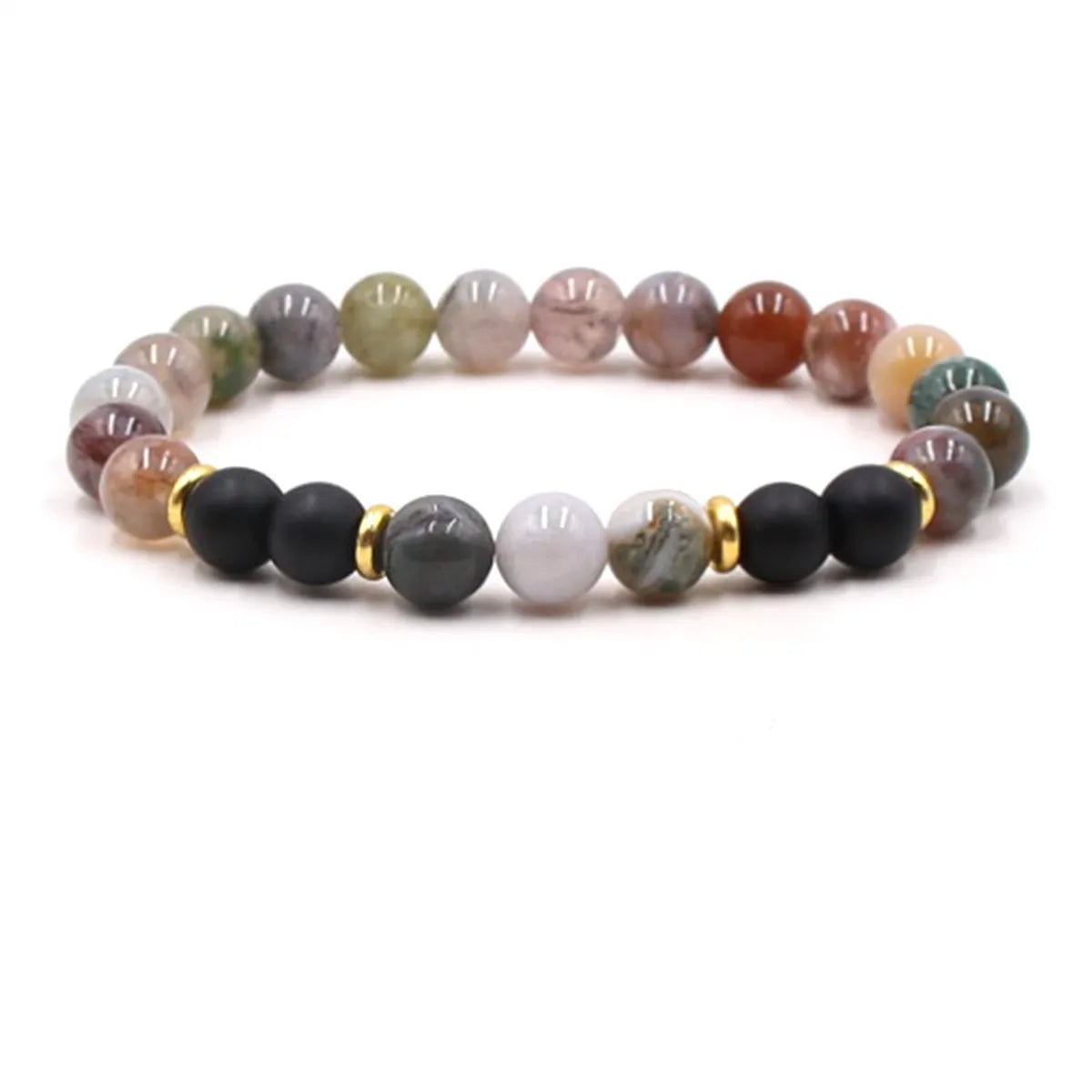 Ethnic Style Geometric Natural Stone Beaded Bracelets