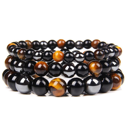 Ethnic Style Geometric Natural Stone Beaded Unisex Bracelets