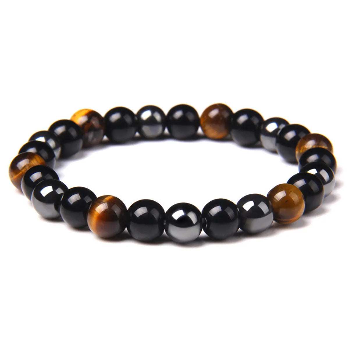 Ethnic Style Geometric Natural Stone Beaded Unisex Bracelets