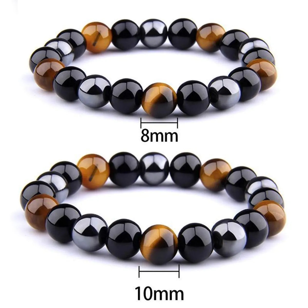 Ethnic Style Geometric Natural Stone Beaded Unisex Bracelets