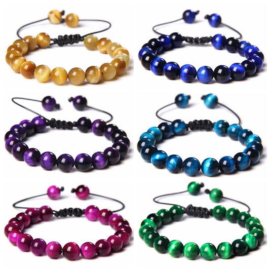 Ethnic Style Geometric Natural Stone Beaded Bracelets