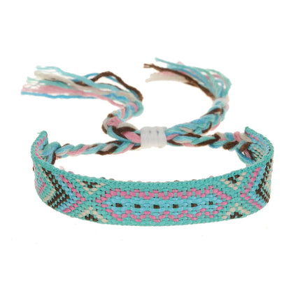 Ethnic Style Geometric Polyester Cotton Knitting Unisex Bracelets