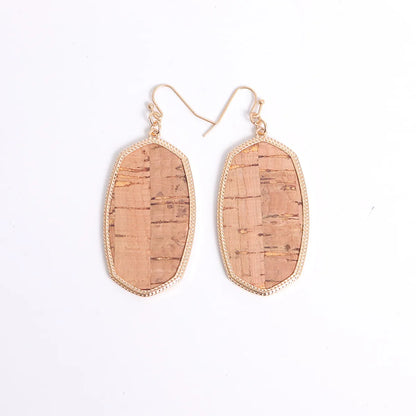 Ethnic Style Geometric Pu Leather Women's Drop Earrings