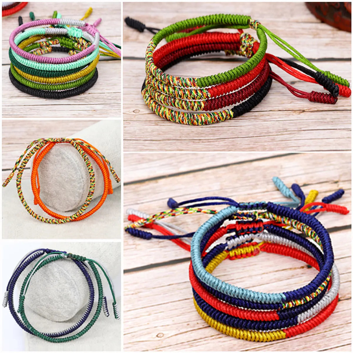 Ethnic Style Heart Shape Rope Women's Bracelets