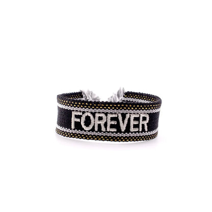 Ethnic Style Letter Polyester Embroidery Unisex Bracelets 1 Piece