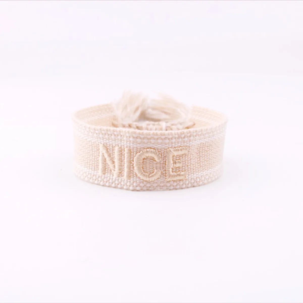 Ethnic Style Letter Polyester Embroidery Unisex Bracelets 1 Piece