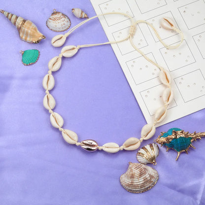 Ethnic Style Marine Style Geometric Rope Shell Wholesale Necklace