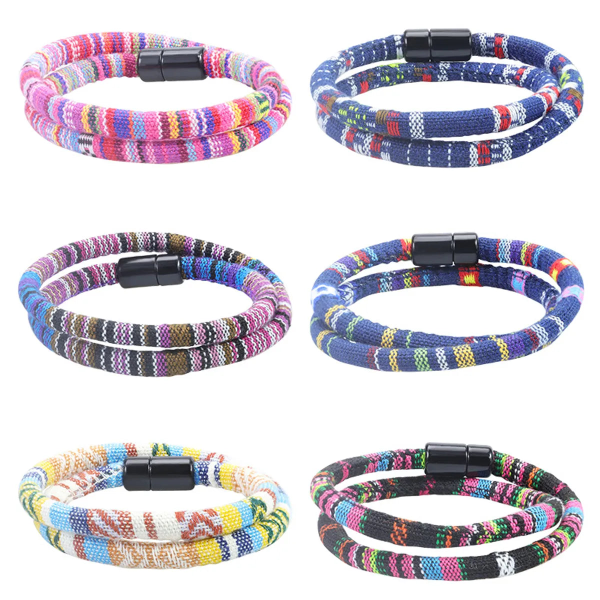 Ethnic Style Multicolor Mixed Materials Unisex Bracelets