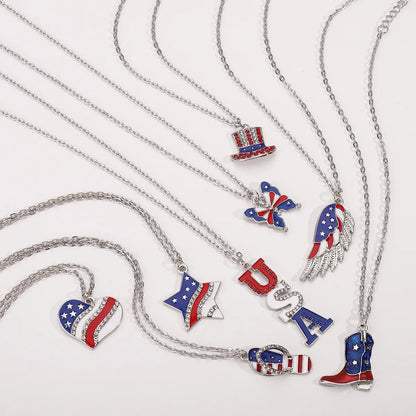 Ethnic Style National Flag Alloy Wholesale Pendant Necklace