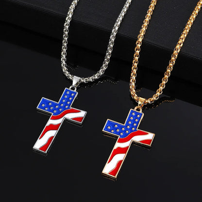 Ethnic Style National Flag Alloy Women'S Earrings Necklace