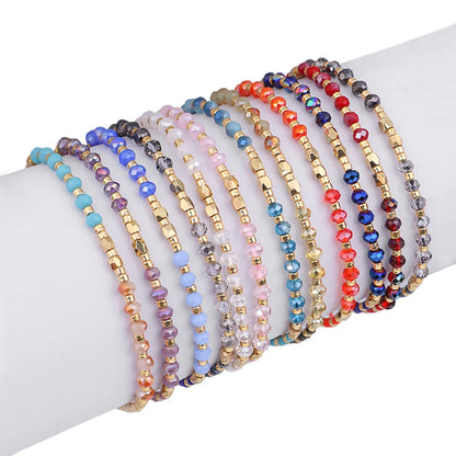 Ethnic Style Round Seed Bead Beaded Women's Bracelets