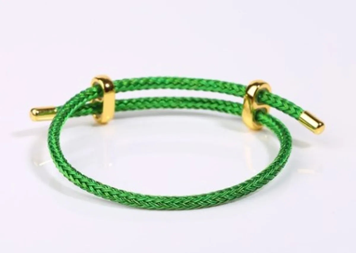 Ethnic Style Round Steel Braid Unisex Bracelets