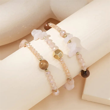 Ethnic Style Simple Style Color Block Glass Beaded Women'S Bracelets