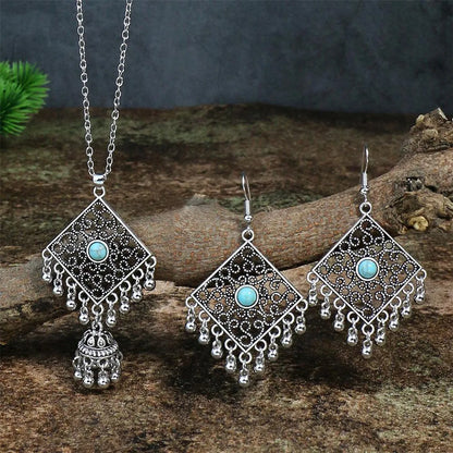 Ethnic Style Solid Color Alloy Plating Women's Jewelry Set