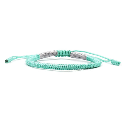 Ethnic Style Solid Color Jade Thread Braid Unisex Bracelets