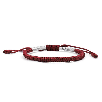 Ethnic Style Solid Color Jade Thread Braid Unisex Bracelets