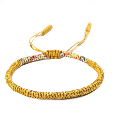 Ethnic Style Solid Color Jade Thread Braid Unisex Bracelets