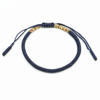 Ethnic Style Solid Color Jade Thread Braid Unisex Bracelets