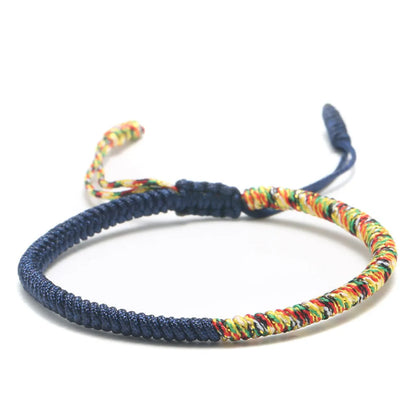 Ethnic Style Solid Color Jade Thread Braid Unisex Bracelets