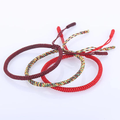 Ethnic Style Solid Color Jade Thread Braid Unisex Bracelets