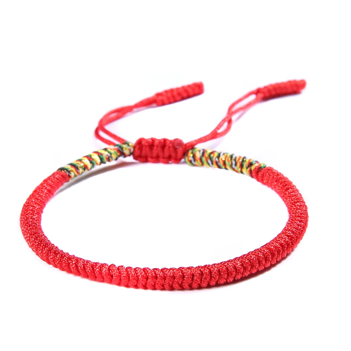 Ethnic Style Solid Color Jade Thread Braid Unisex Bracelets