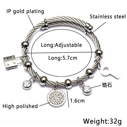 Ethnic Style Star Stainless Steel Hollow Out Artificial Gemstones Bangle 1 Piece