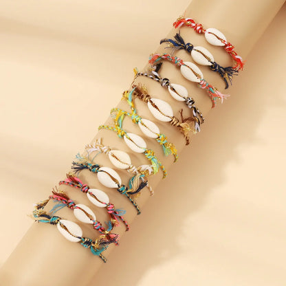 Ethnic Style Streetwear Devil's Eye Fruit Heart Shape Alloy Turquoise Soft Clay Wholesale Bracelets