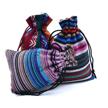 Ethnic Style Stripe Cotton Gift Bags