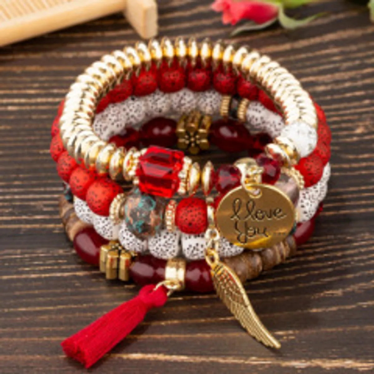 Ethnic Style Tassel Beaded Wholesale Bracelets