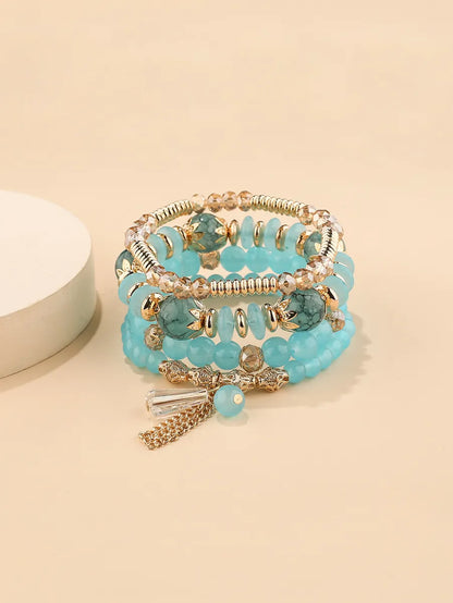 Ethnic Style Tassel Beaded Wholesale Bracelets