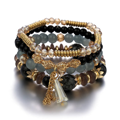 Ethnic Style Tassel Beaded Wholesale Bracelets