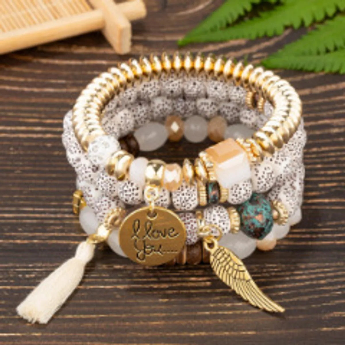 Ethnic Style Tassel Beaded Wholesale Bracelets