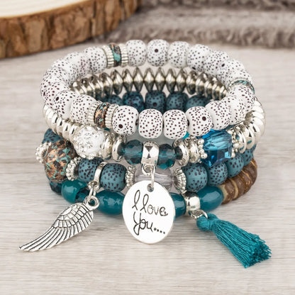 Ethnic Style Tassel Beaded Wholesale Bracelets