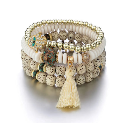 Ethnic Style Tassel Beaded Wholesale Bracelets