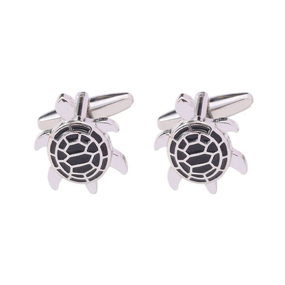 Creative Titanium Steel Electroplating Painted Diamond Shirt Cufflinks