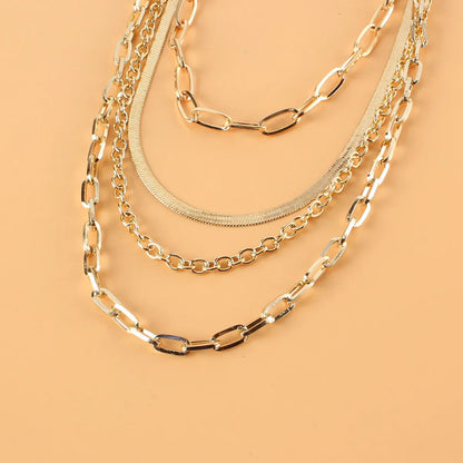 Fashion Geometric Alloy Aluminum Wholesale Necklace