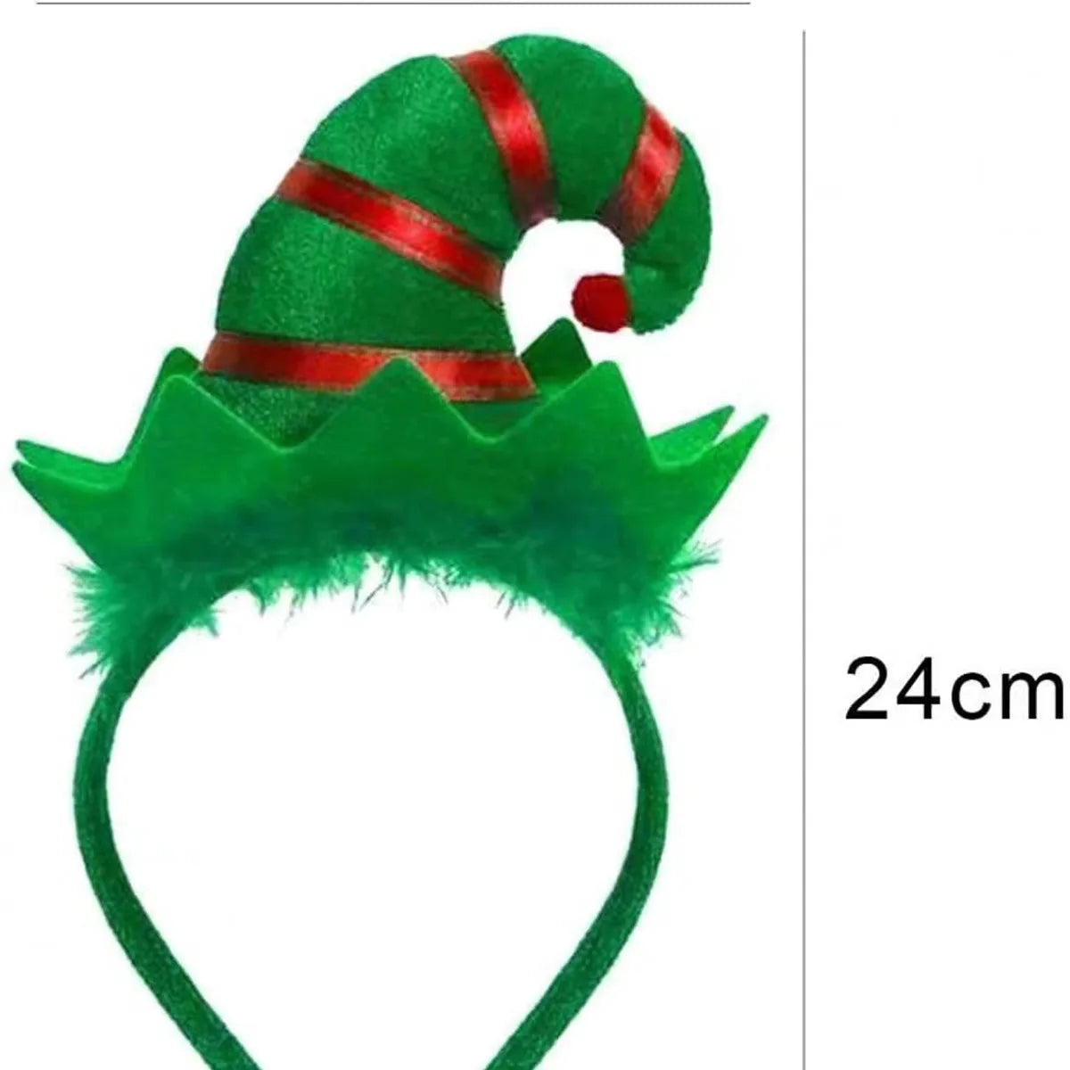 European And American Children'S Hair Accessories Elves Hat Christmas Hairband Halloween Funny European And American LED Light Headdress Spot Wholesale