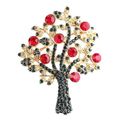 Christmas Brooch Crutches Elk Snowflake Snowman Christmas Tree Wreath Bell Boots Pin Corsage Hot Sale