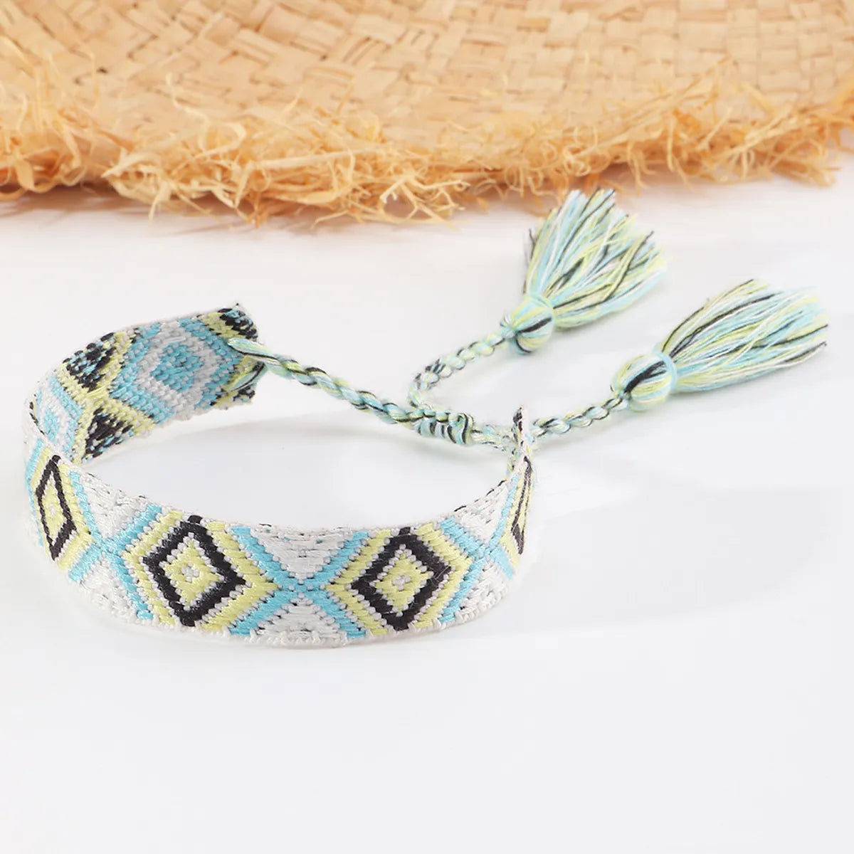 European And American Fashion Retro Wrist Strap Bohemian Ribbon Tassel Bracelet